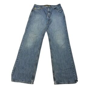 Nautica Jeans Co Men's 32x32‎ Blue Denim Relaxed Fit Straight Leg Y2K Vintage